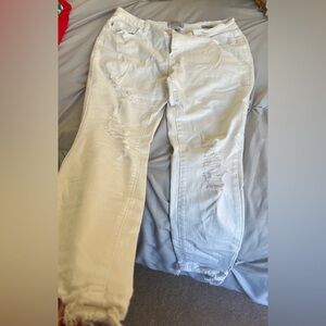 Judy Blue White Skinny Fit Jeans